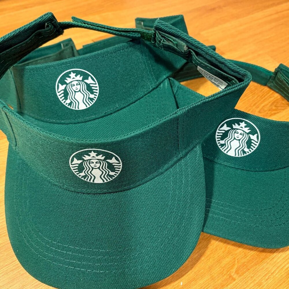 Green Visor with Logo